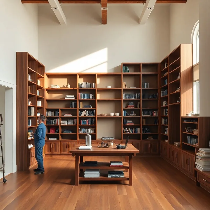 Floor-to-Ceiling Libraries, Built Right - Licensed